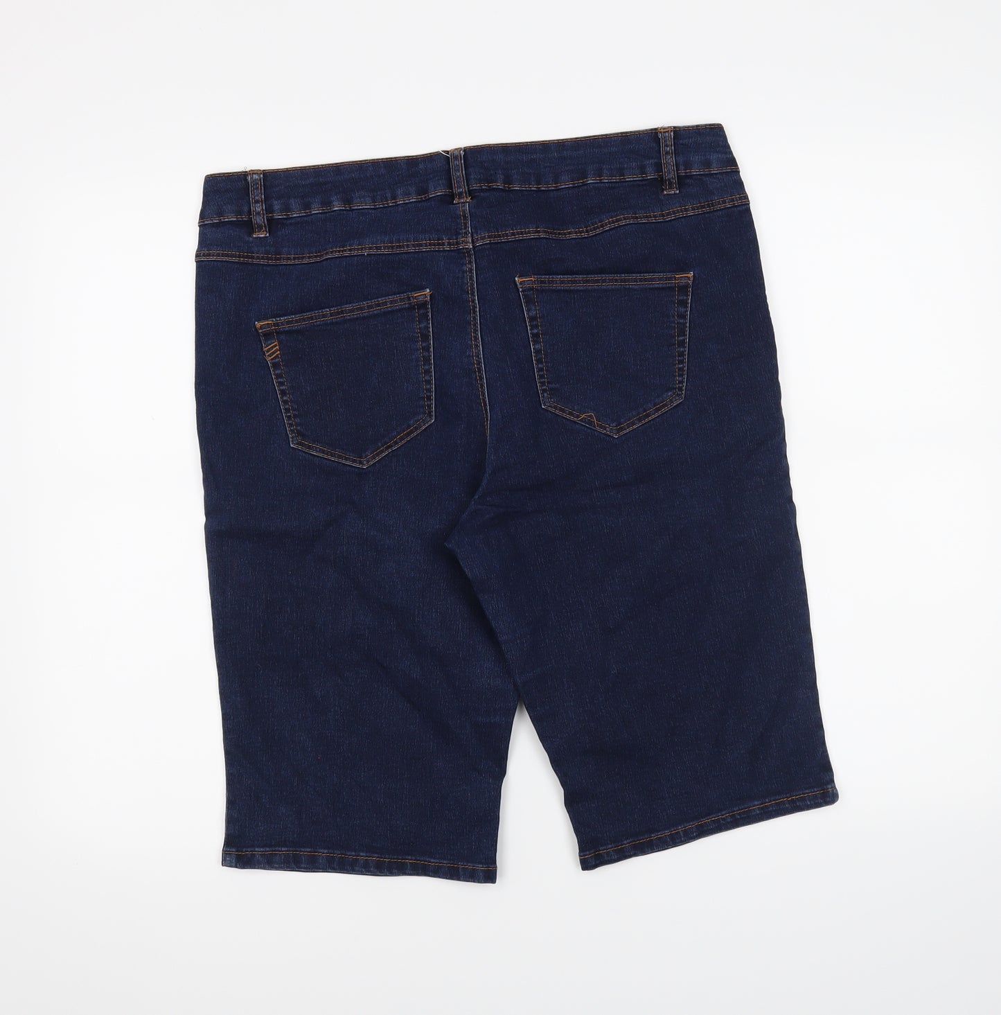 George Womens Blue   Boyfriend Shorts Size 16