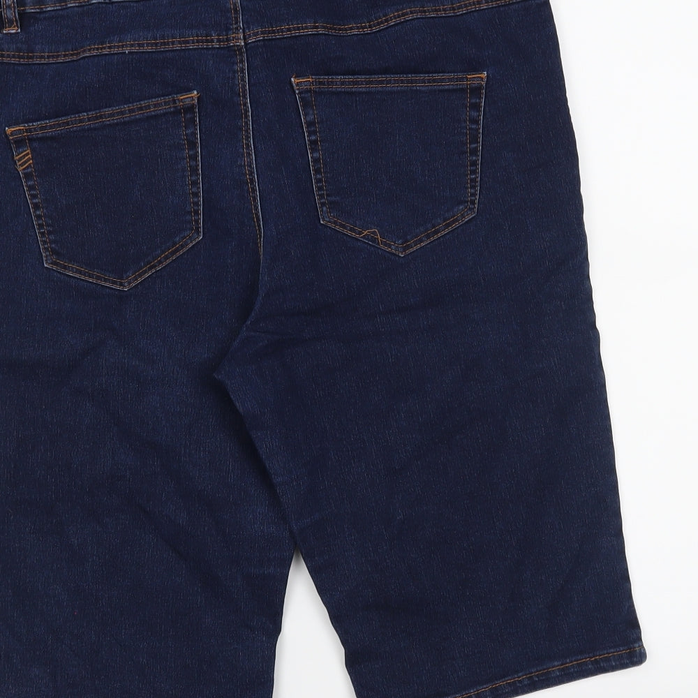George Womens Blue   Boyfriend Shorts Size 16