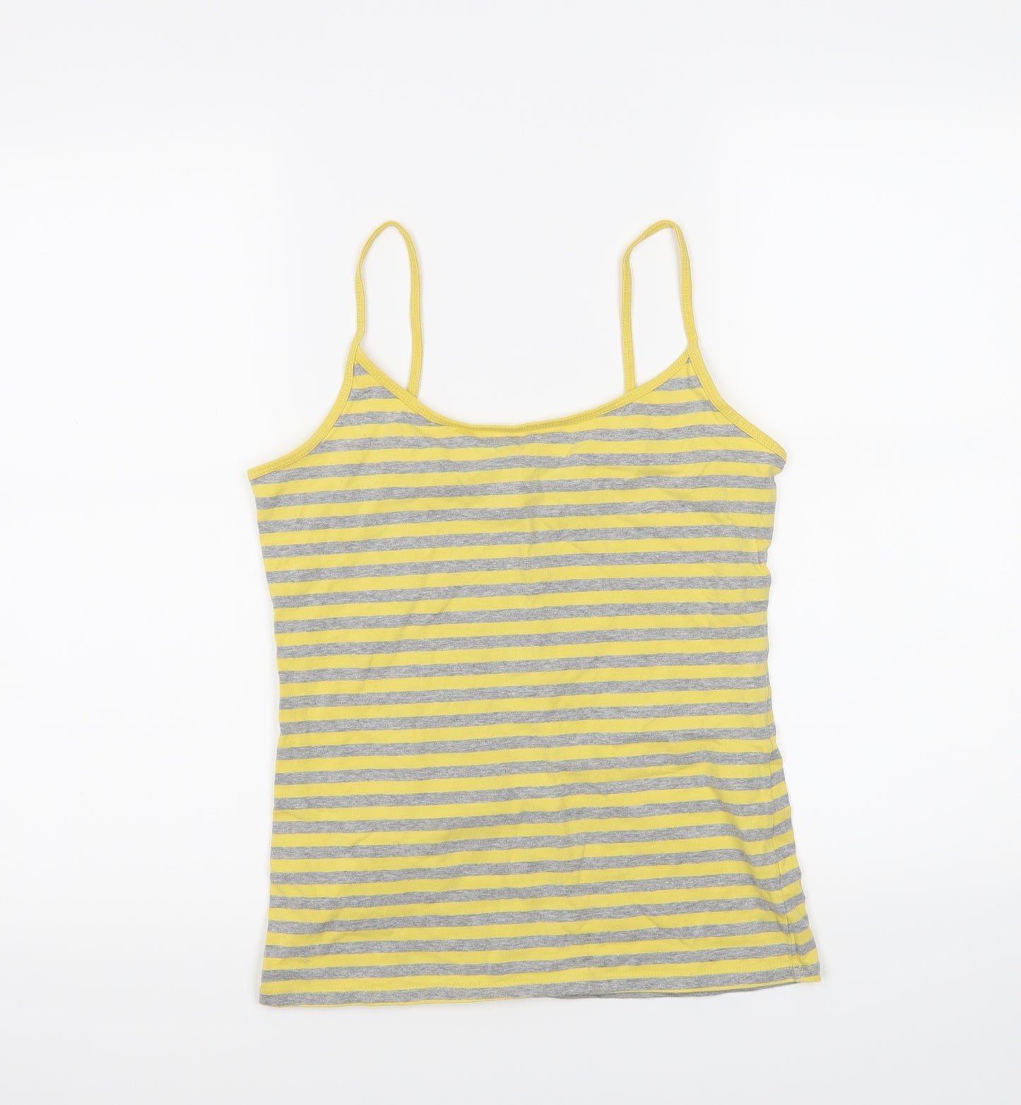 NEXT Womens Yellow Striped  Basic Tank Size 12