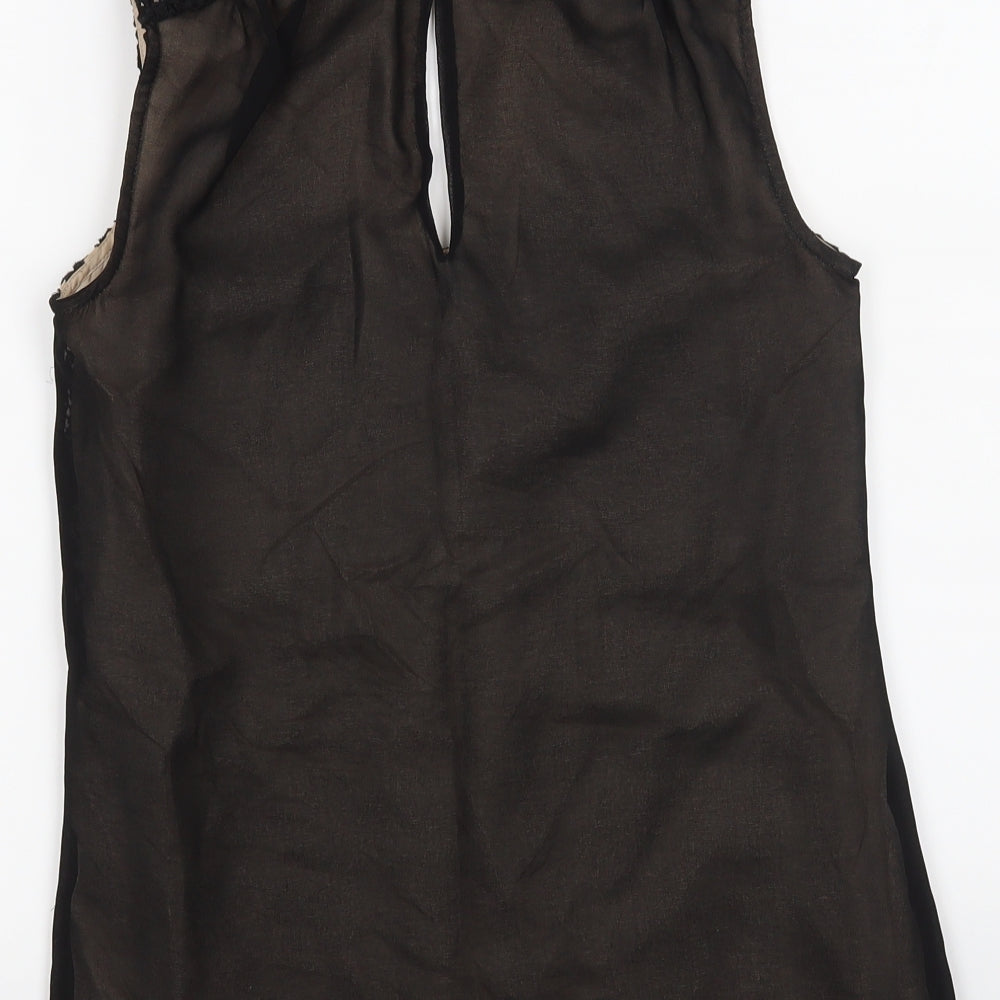 Monsoon Womens Black   Basic Tank Size 8
