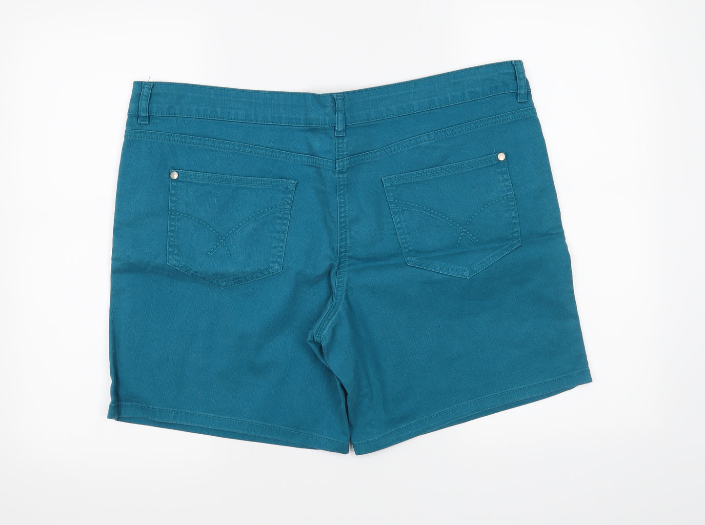 TU Womens Blue   Boyfriend Shorts Size 16