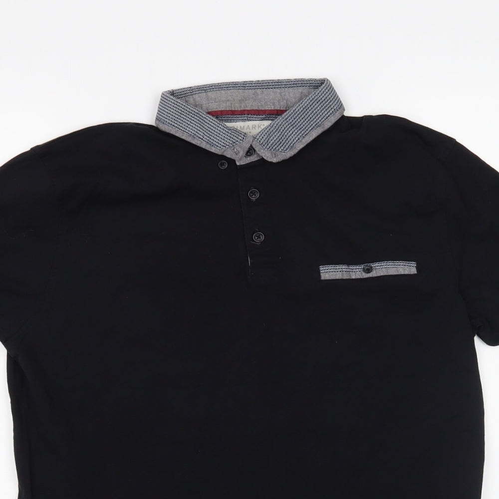 Primark Mens Black    T-Shirt Size M