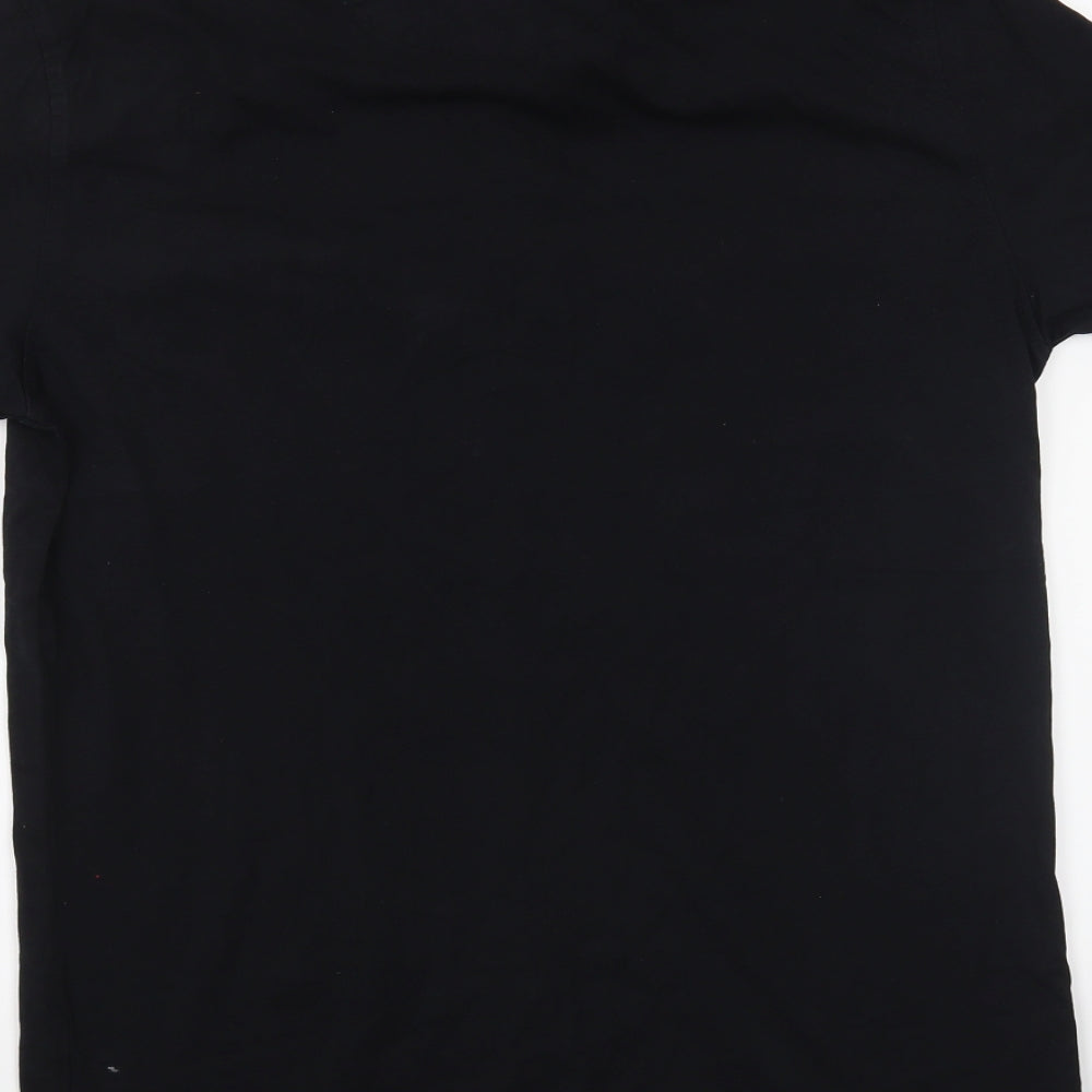 Primark Mens Black    T-Shirt Size M