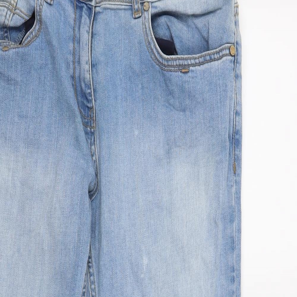 TU Womens Blue   Cropped Jeans Size 12 L26 in