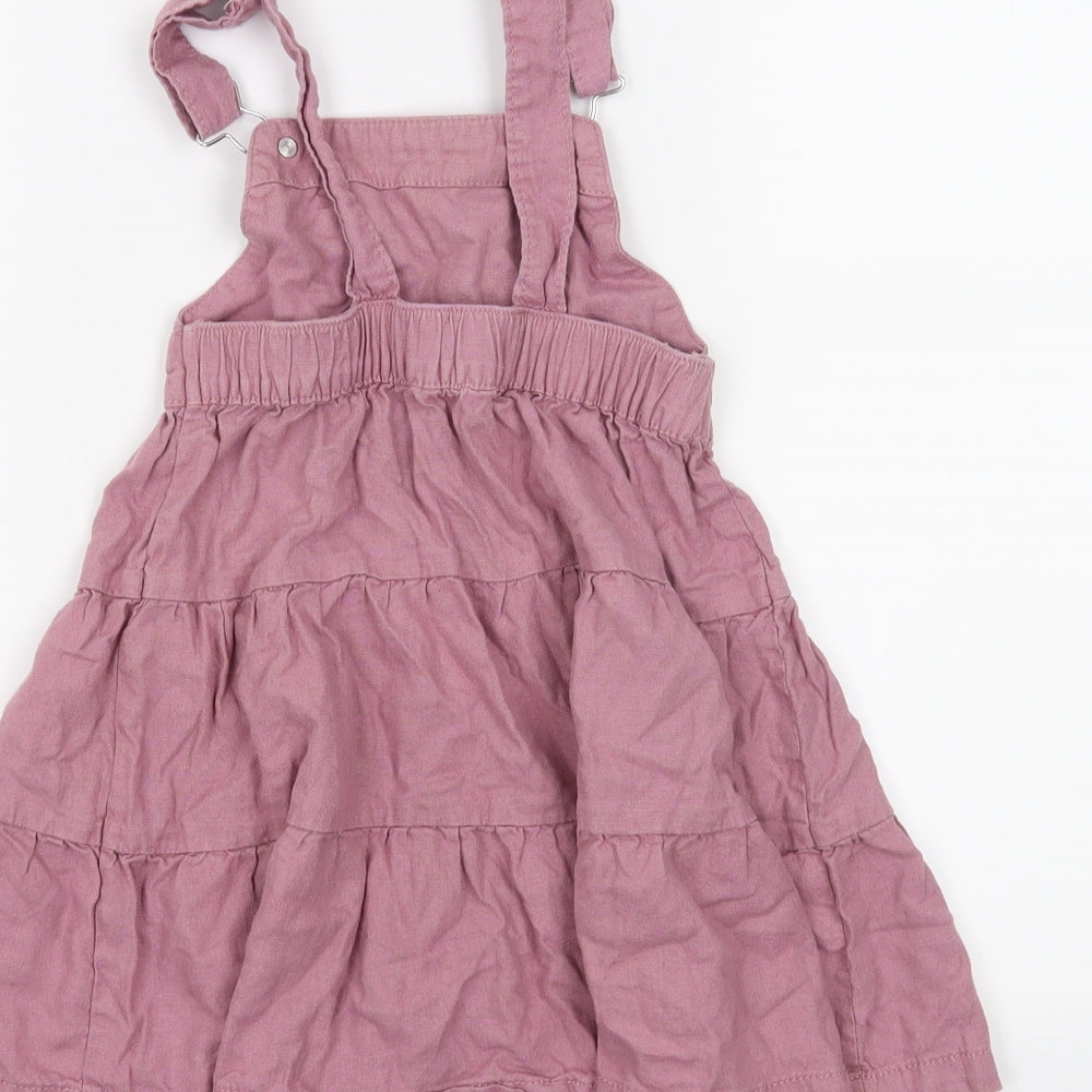 M&Co Girls Purple   A-Line  Size 6-7 Years