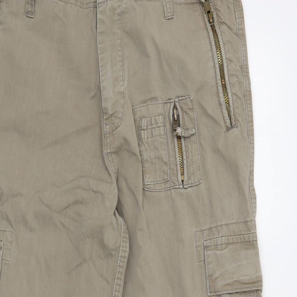 NEXT Womens Beige   Cargo Trousers Size 38 in L36 in