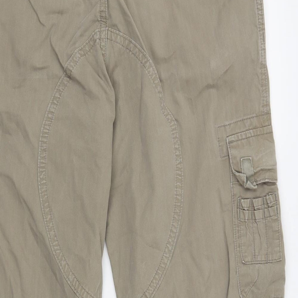 NEXT Womens Beige   Cargo Trousers Size 38 in L36 in