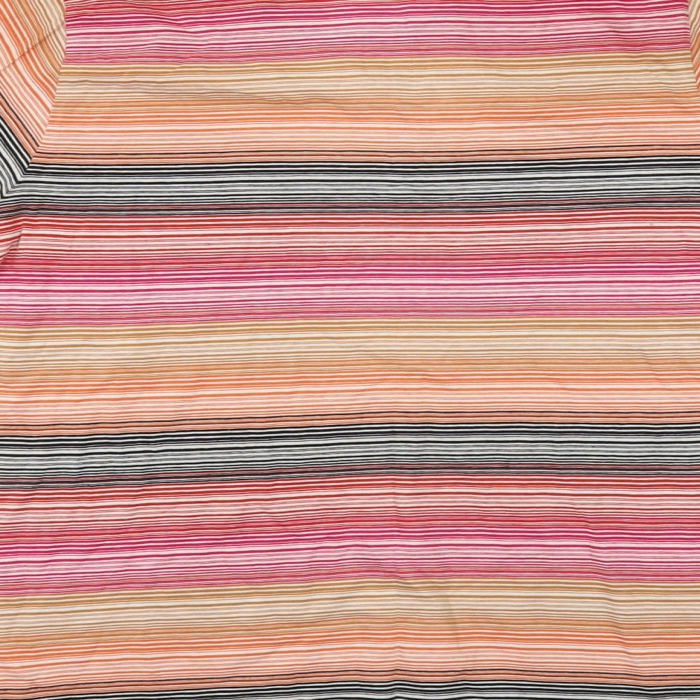 Country Casuals Womens Pink Striped  Basic T-Shirt Size M