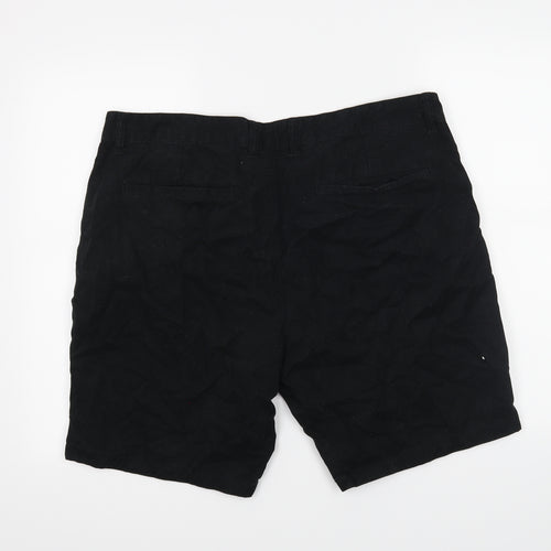 George Mens Black   Chino Shorts Size 38 in