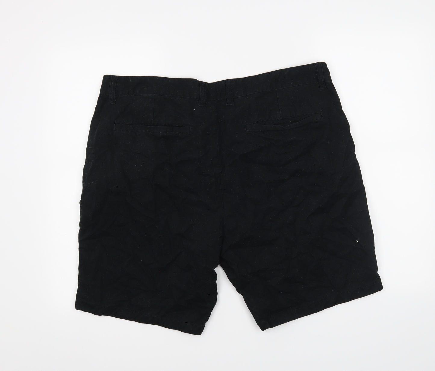 George Mens Black   Chino Shorts Size 38 in