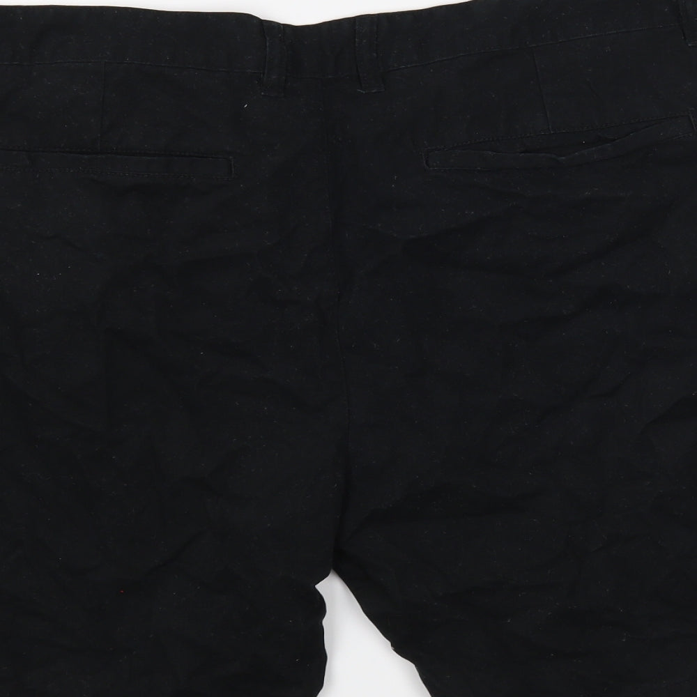 George Mens Black   Chino Shorts Size 38 in