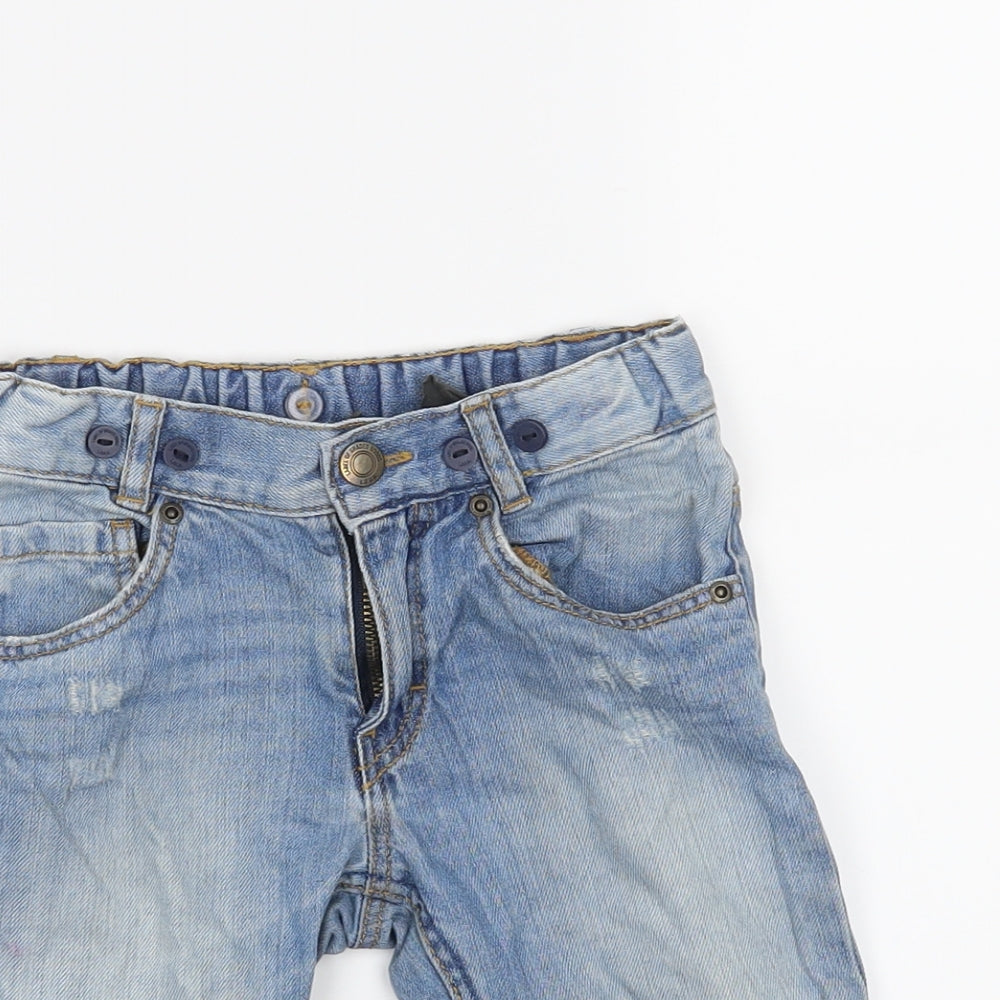 H&M Boys Blue   Cropped Jeans Size 18-24 Months