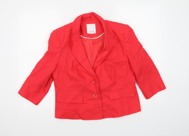 Debenhams Womens Pink Jacket Coat Size S