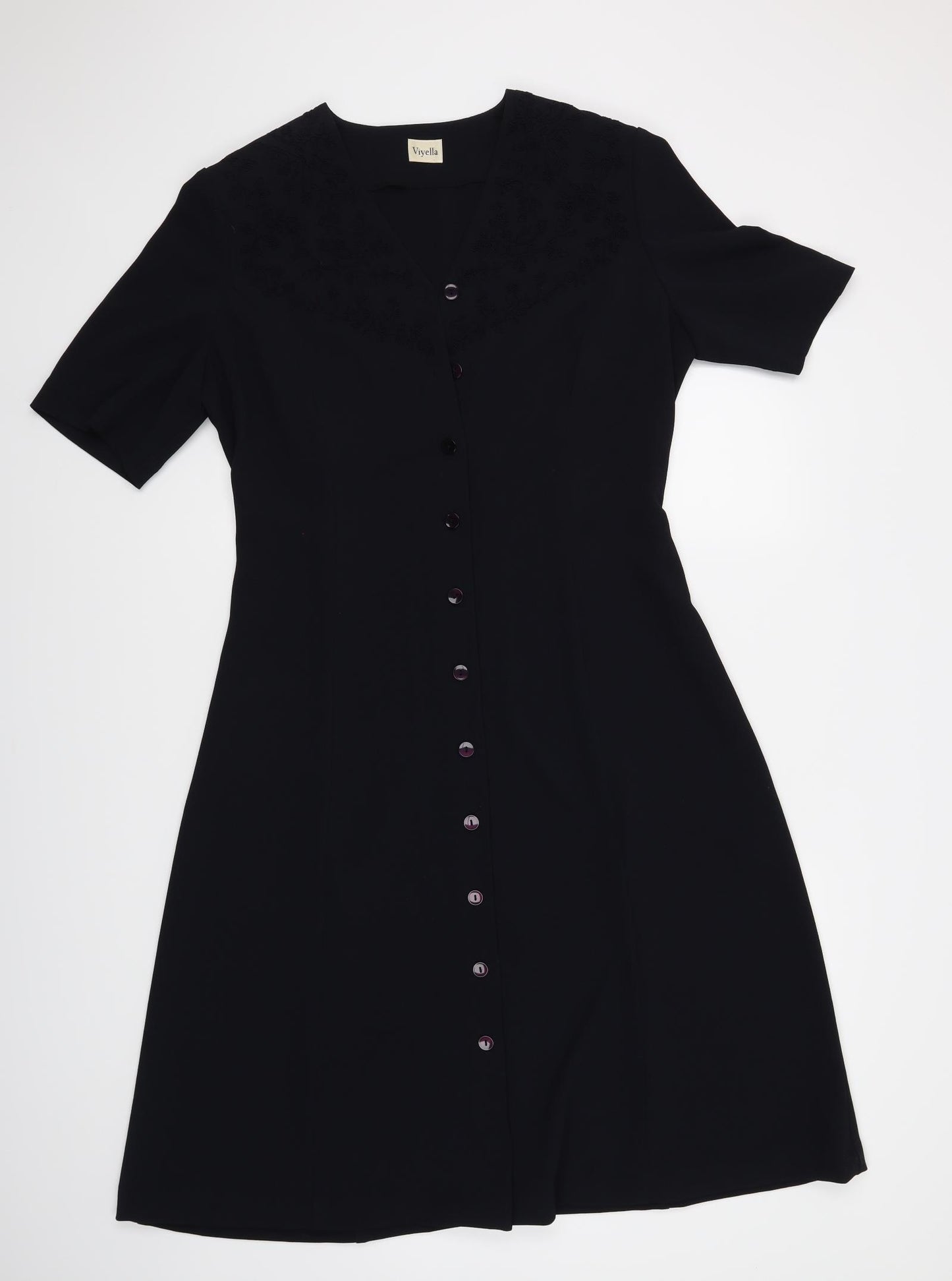 Viyella Womens Blue   A-Line  Size 14
