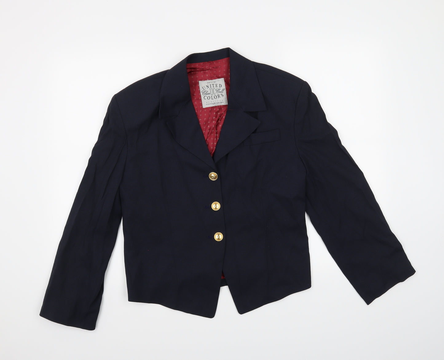 United Colours  Womens Blue   Jacket Blazer Size 14