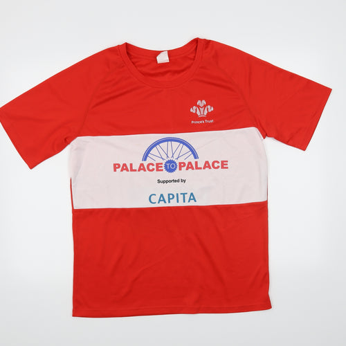 sports creative Mens Red    T-Shirt Size L