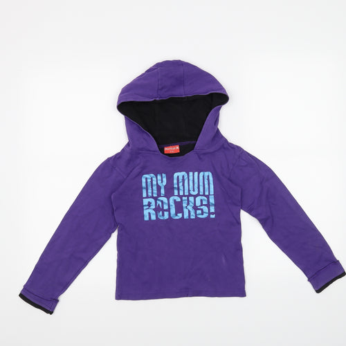 Stardust Girls Purple   Pullover Hoodie Size 5-6 Years