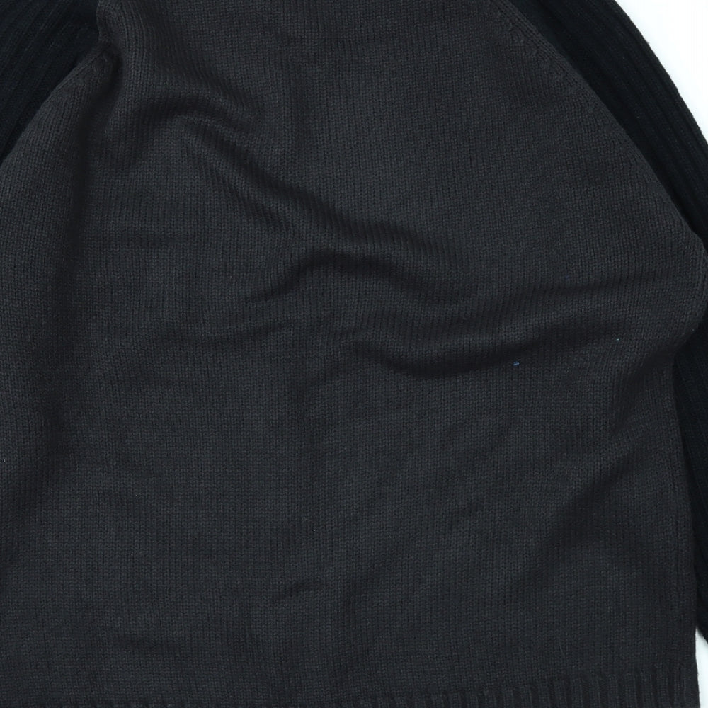 Blackblue Mens Black   Pullover Jumper Size L
