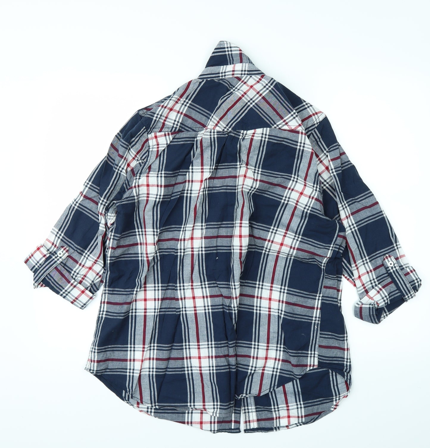 Peacock Ways Mens Blue    Button-Up Size 18