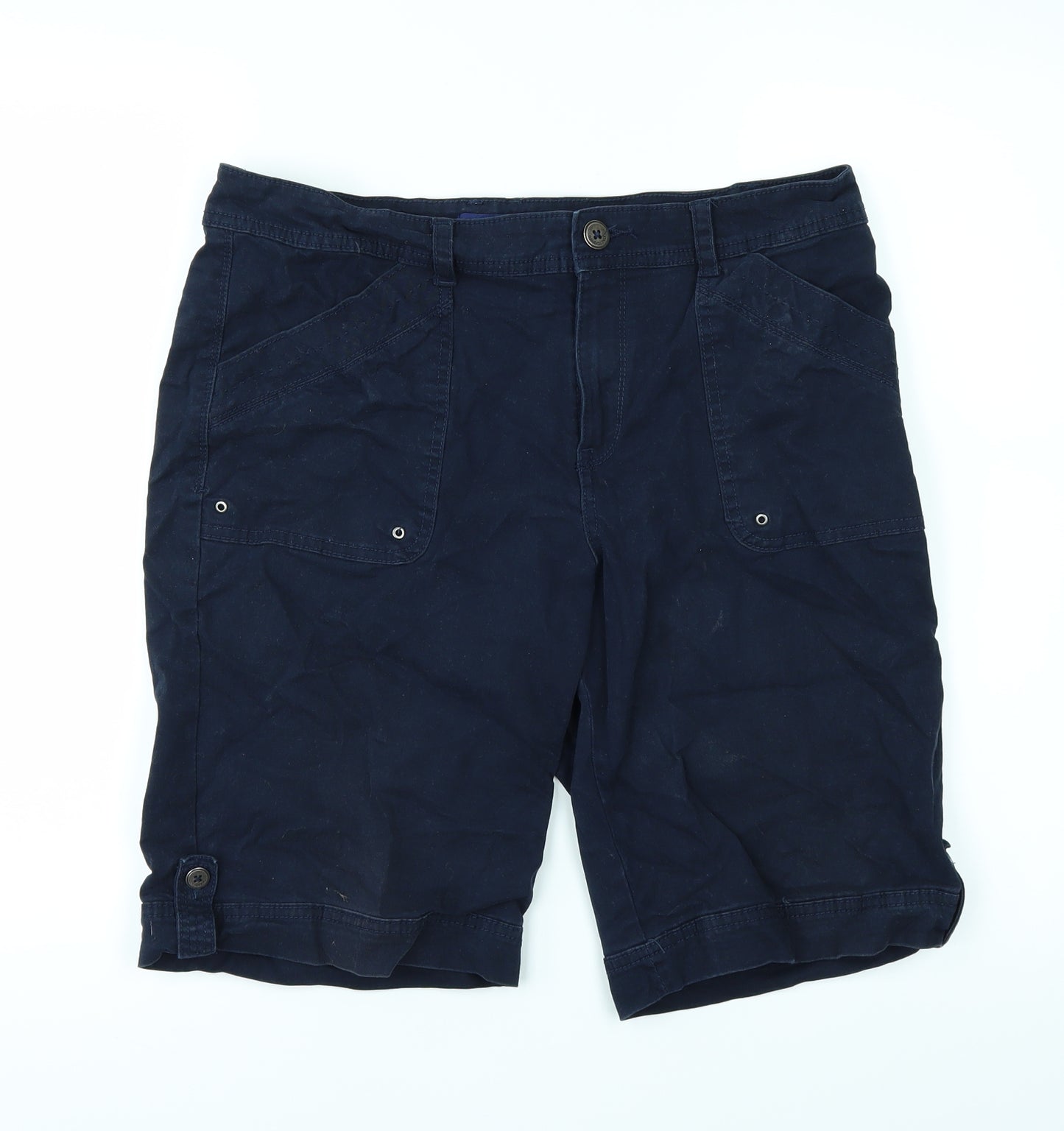 Bandolino Womens Blue   Chino Shorts Size 14