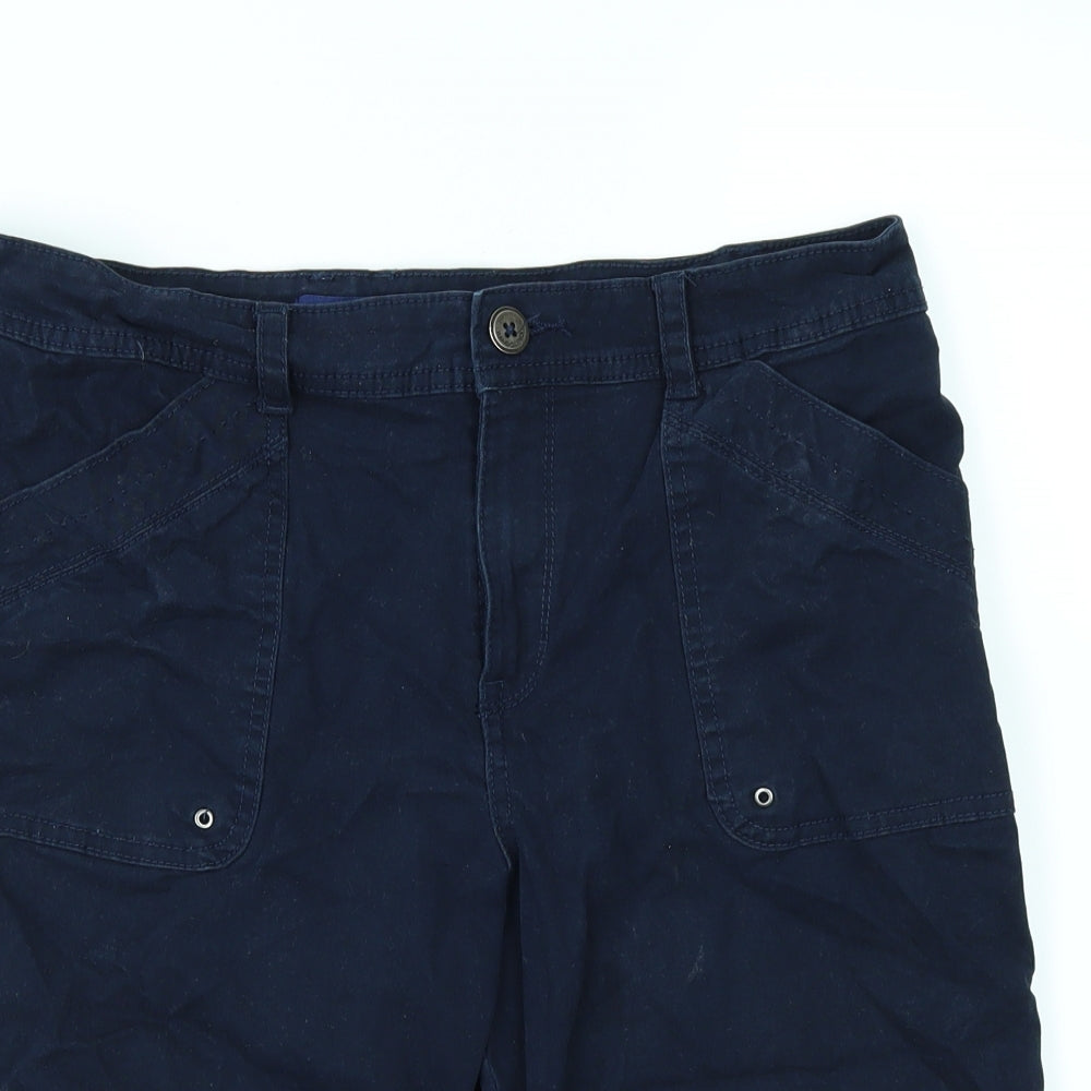 Bandolino Womens Blue   Chino Shorts Size 14