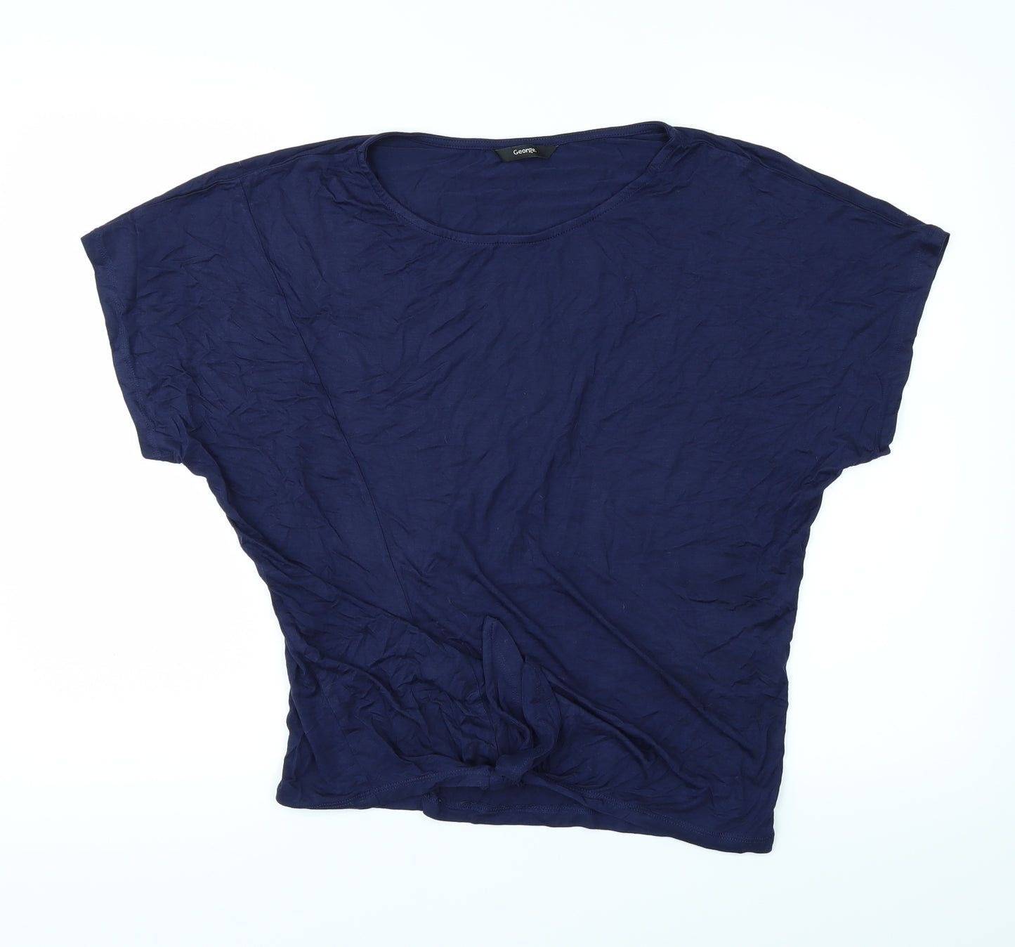 George Womens Blue   Basic T-Shirt Size 8