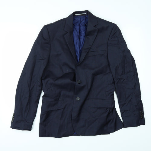 lagerfeld Mens Blue   Jacket Suit Jacket Size 34