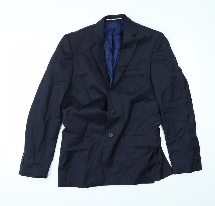 lagerfeld Mens Blue   Jacket Suit Jacket Size 34