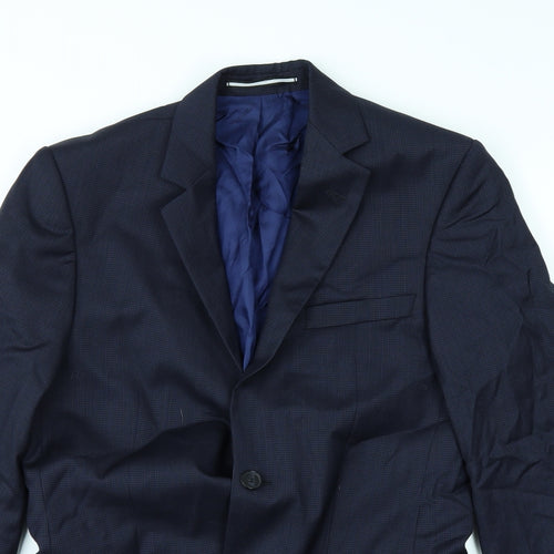 lagerfeld Mens Blue   Jacket Suit Jacket Size 34