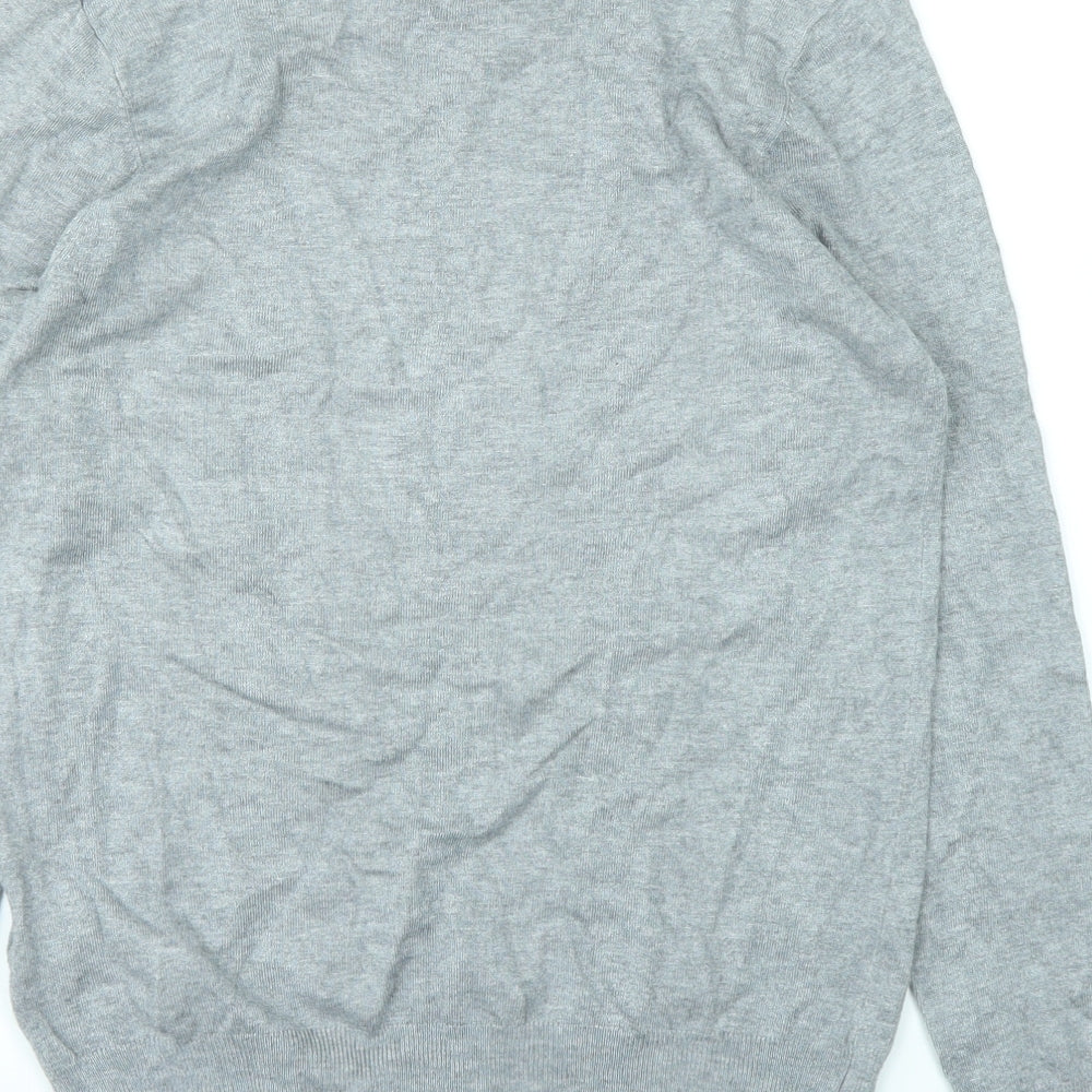 Marks and Spencer Womens Grey   Basic T-Shirt Size 12