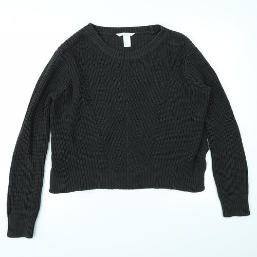 H&M Womens Green   Pullover Jumper Size S