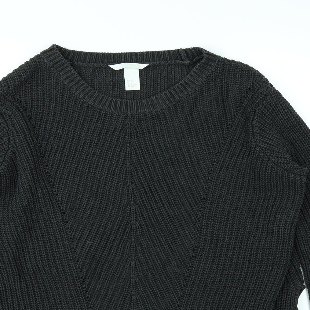 H&M Womens Green   Pullover Jumper Size S