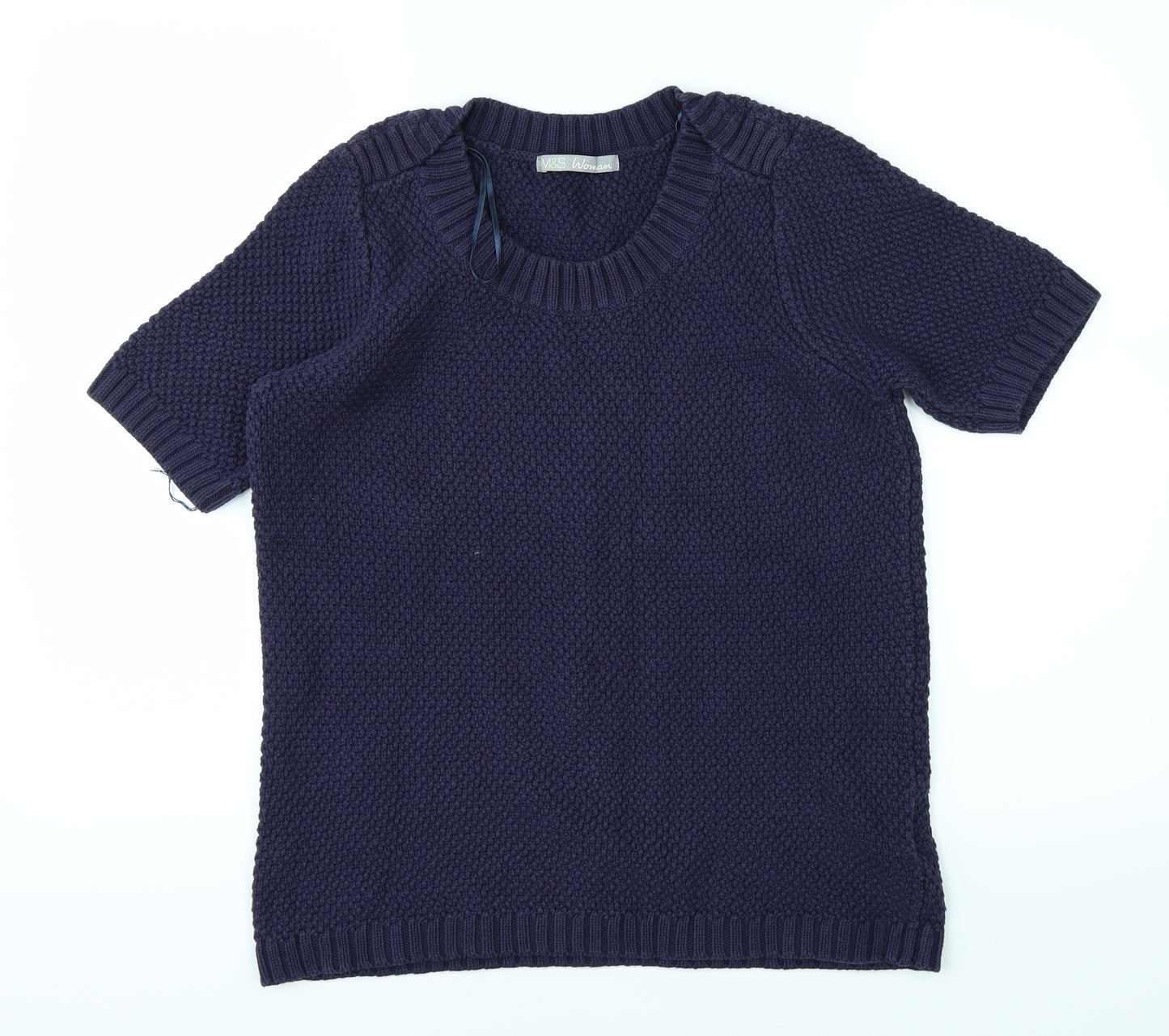 Marks and Spencer Womens Blue   Pullover Jumper Size 12