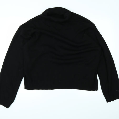 Boohoo Womens Black   Pullover Jumper Size 24