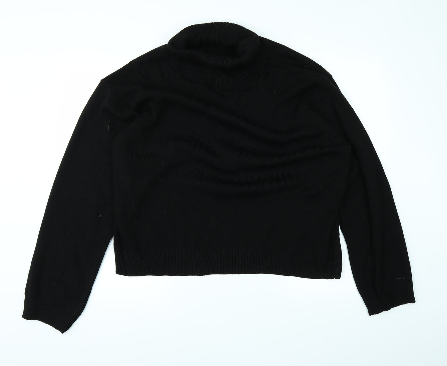 Boohoo Womens Black   Pullover Jumper Size 24