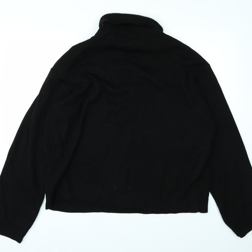 Boohoo Womens Black   Pullover Jumper Size 24
