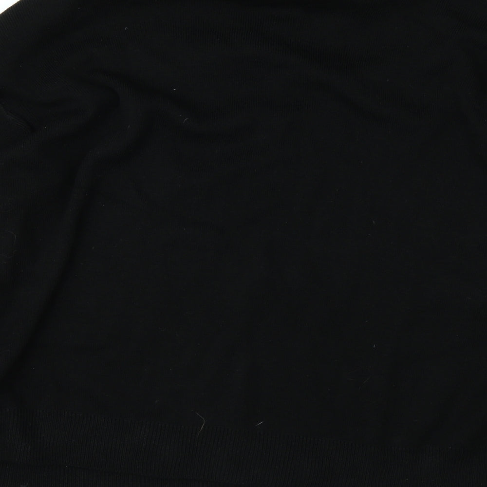 Boohoo Womens Black   Pullover Jumper Size 24