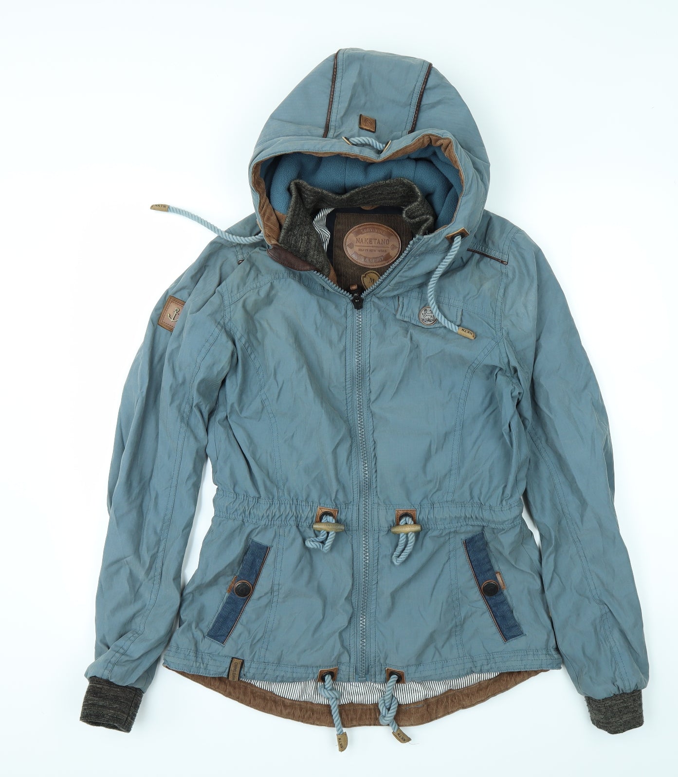maketano Mens Blue   Rain Coat Coat Size M