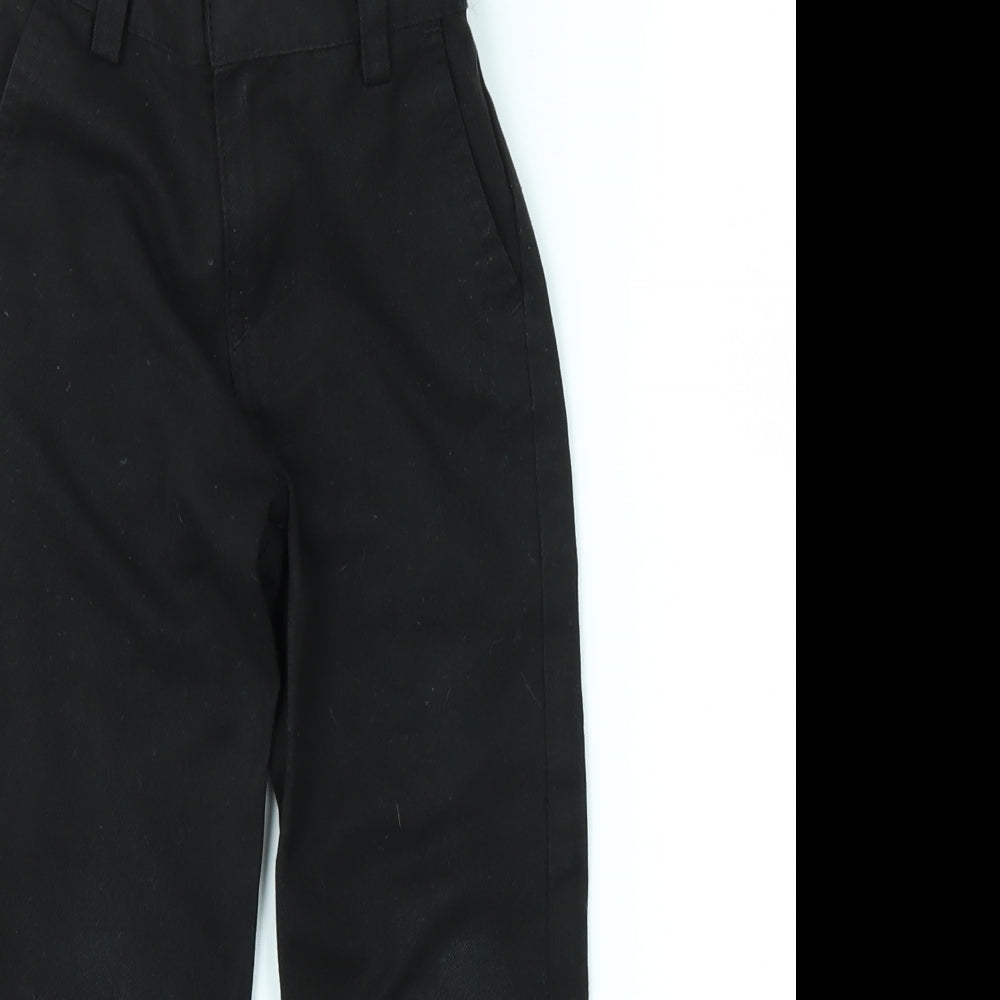 NEXT Boys Black   Chino Trousers Size 4 Years - SCHOOL