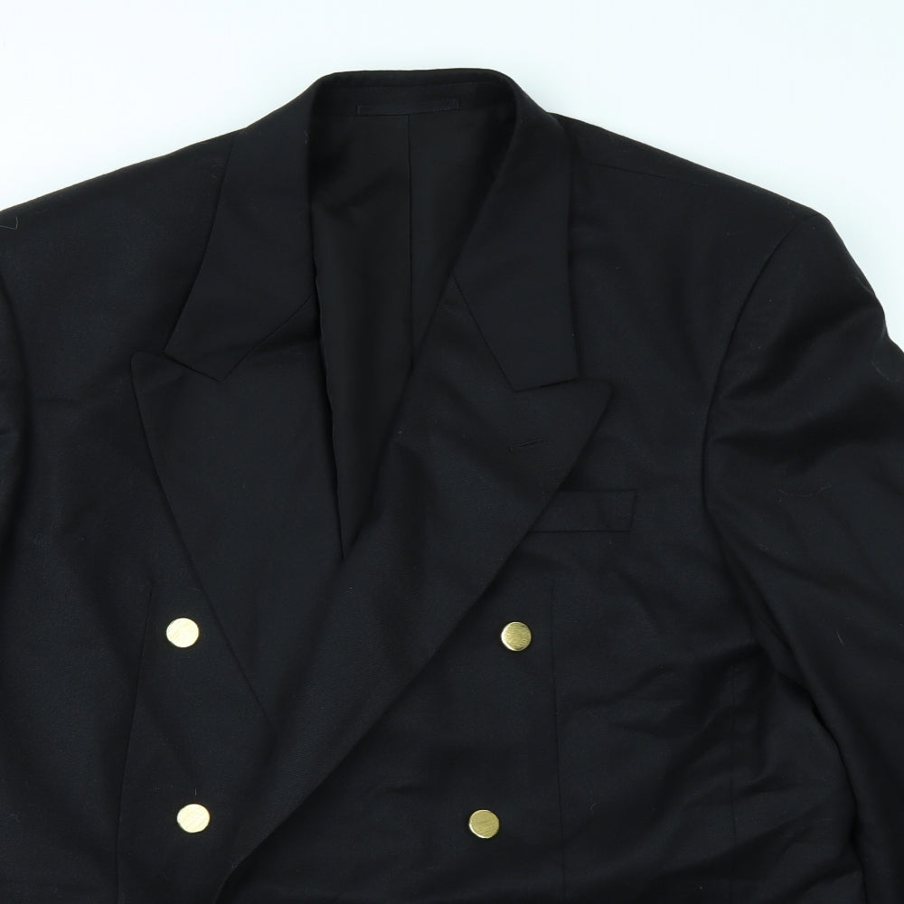 BHS Mens Black   Jacket Suit Jacket Size L