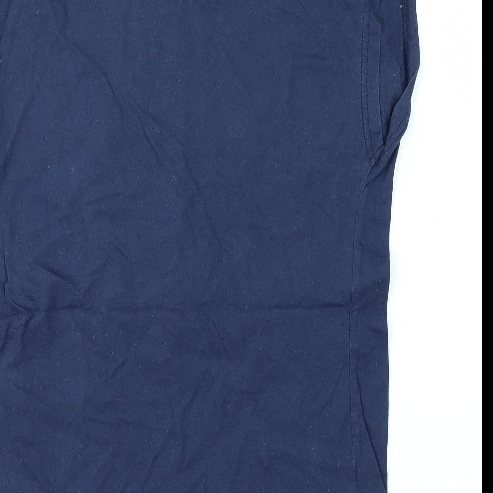 Topshop Womens Blue   Basic T-Shirt Size 6