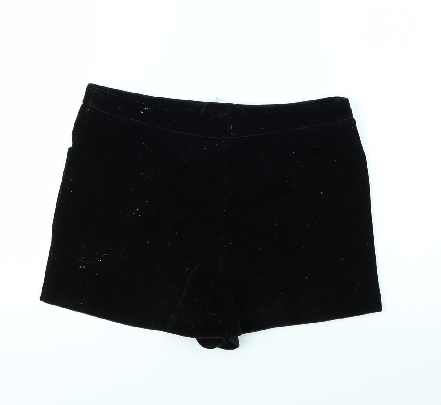 Topshop Womens Black   Cut-Off Shorts Size 10