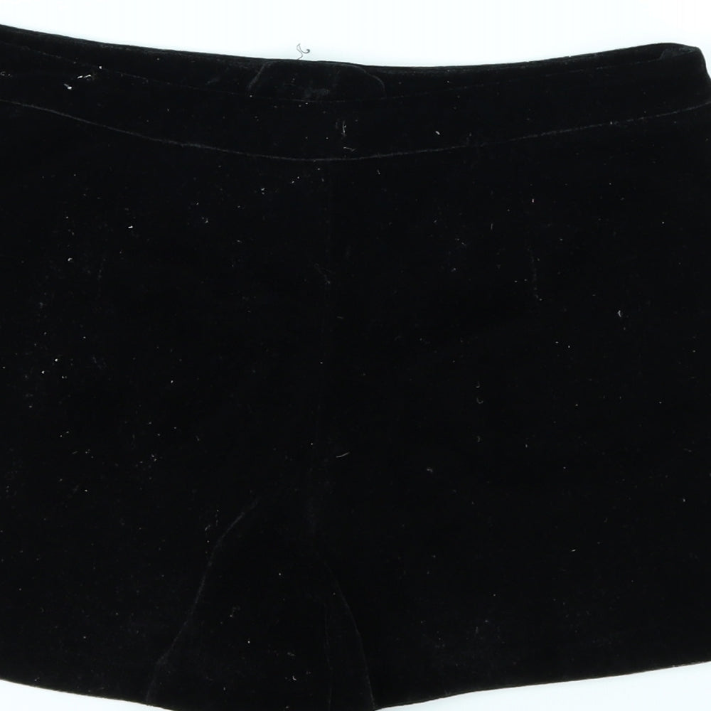 Topshop Womens Black   Cut-Off Shorts Size 10