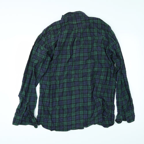 UNI Mens Green    Dress Shirt Size L