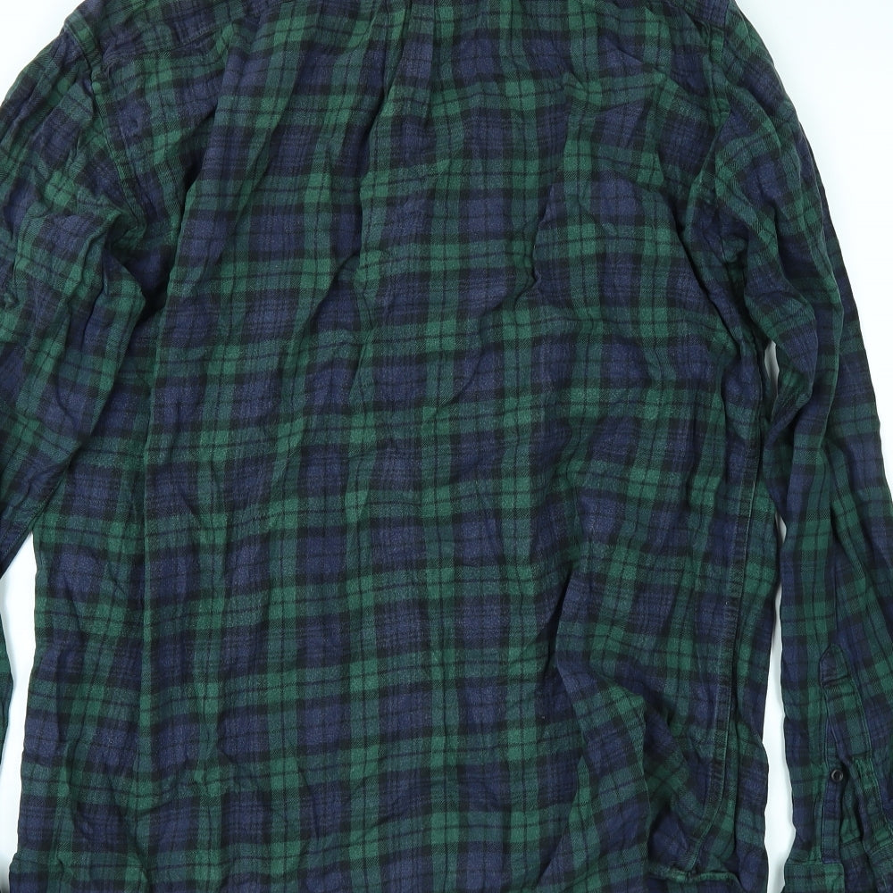 UNI Mens Green    Dress Shirt Size L