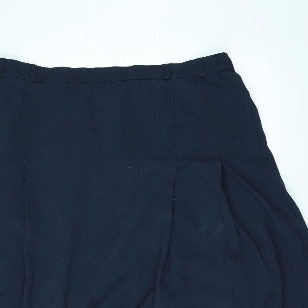 VOLONTE Womens Blue   A-Line Skirt Size 26