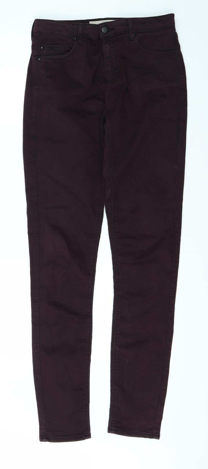 Topshop Womens Purple Skinny Jeans Size 28 L30 in
