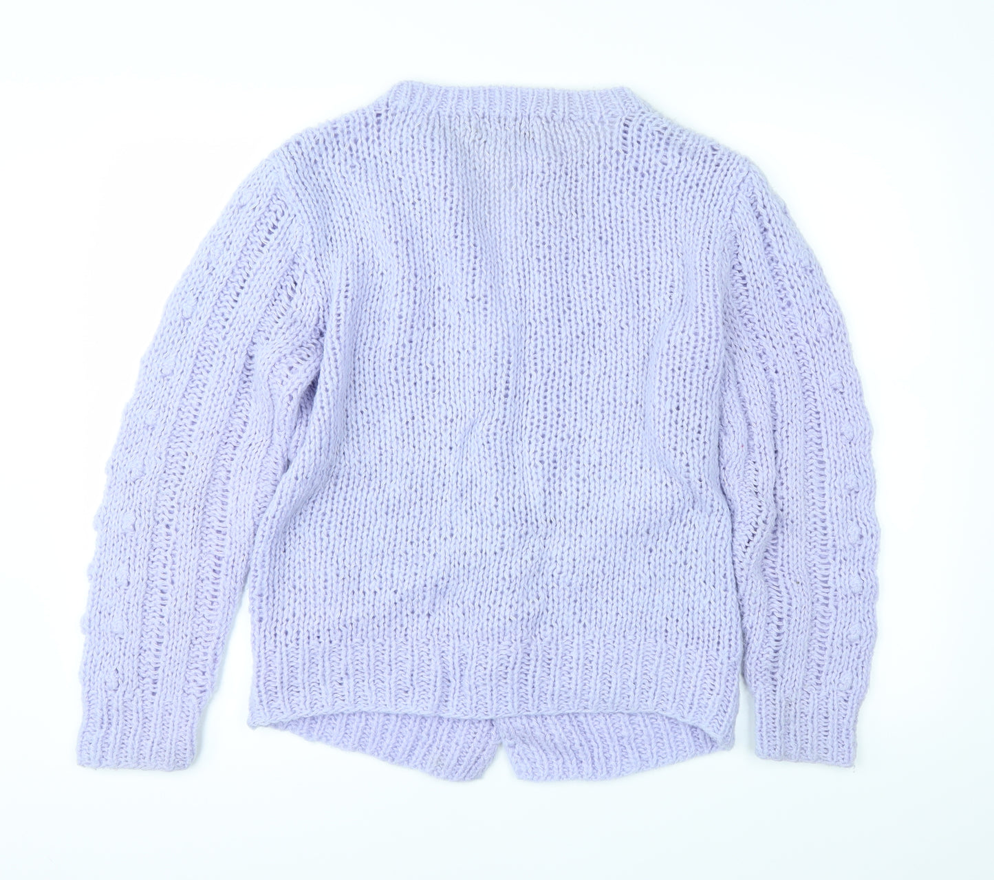 thic Womens Purple   Cardigan Jumper Size L