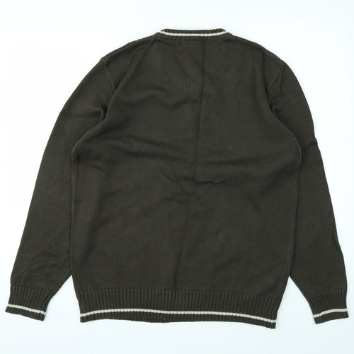 Easy Mens Green   Pullover Jumper Size M