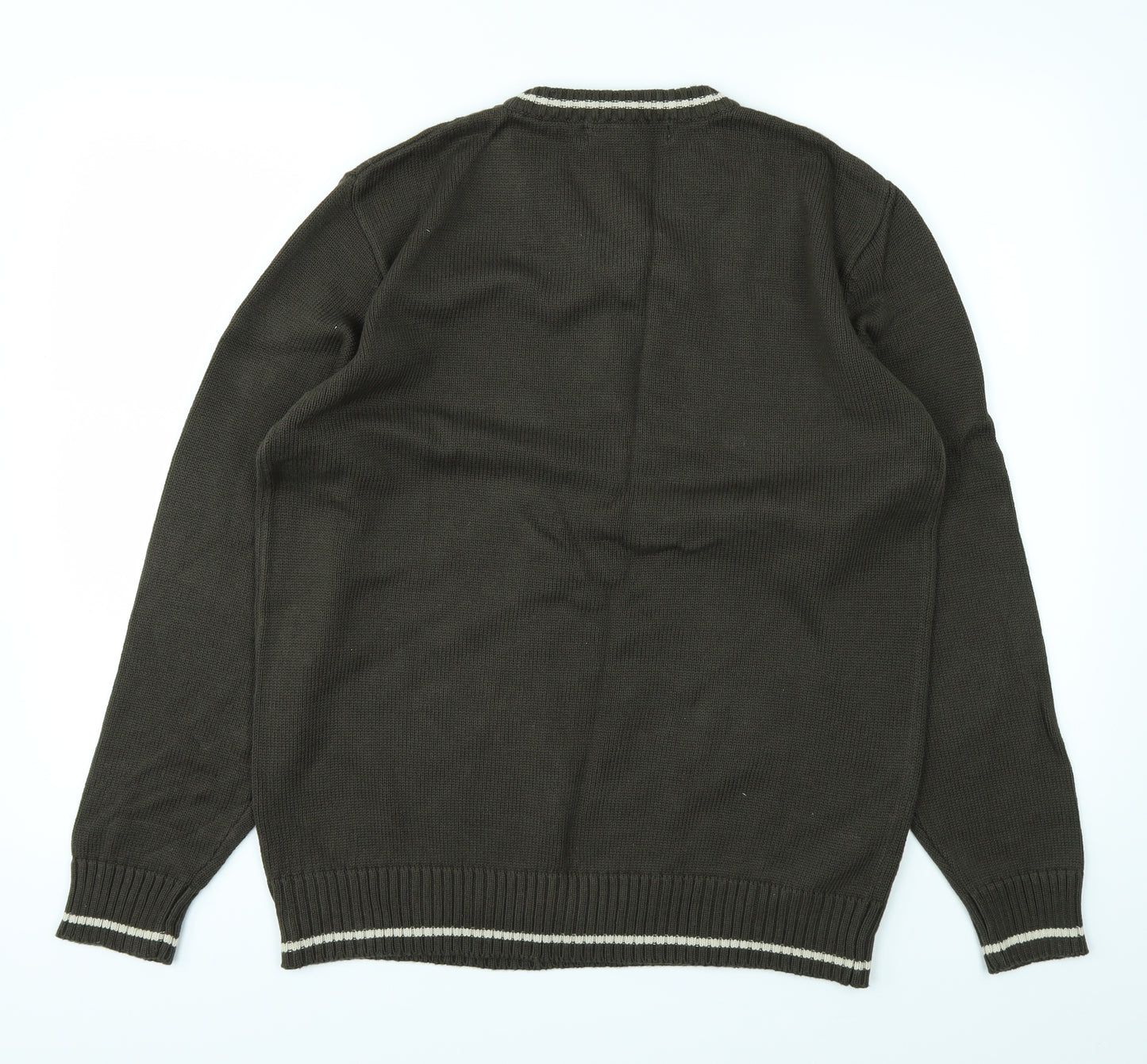 Easy Mens Green   Pullover Jumper Size M